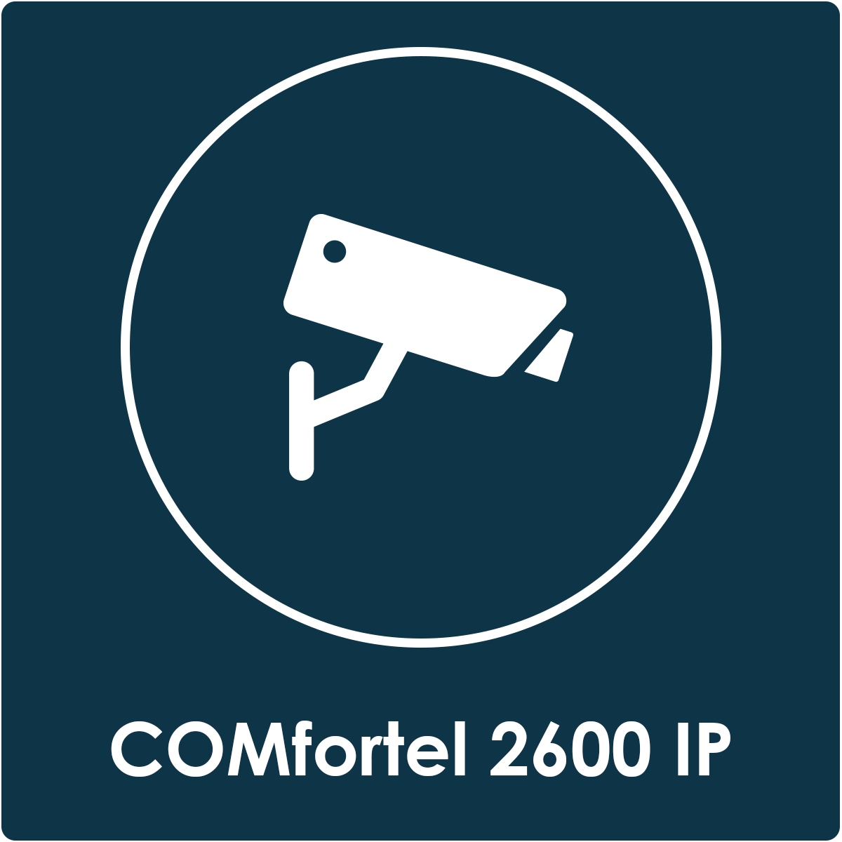 Grafiksymbol für den Voucher IP-Kamera-Unterstützung COMfortel 2600 IP
