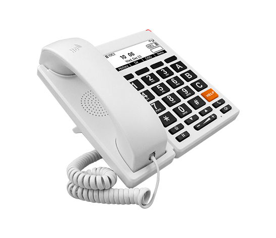 Ansicht des Tastentelefon von der Seite