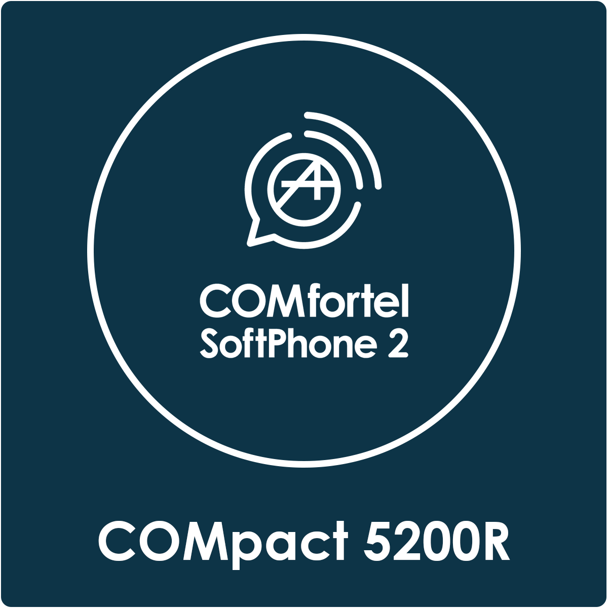 AU_Icon_Onlineshop_COMfortel-SoftPhone-2_COMpact-5200R_1200x1200px Graphic symbol for the Voucher COMfortel SoftPhone 2 COMpact 5200R