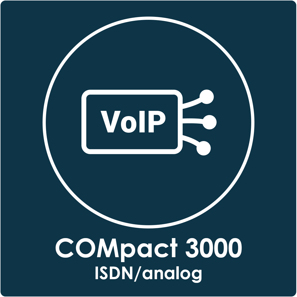 Grafiksymbol für den Voucher VoIP-Kanäle COMpact 3000 ISDN/analog