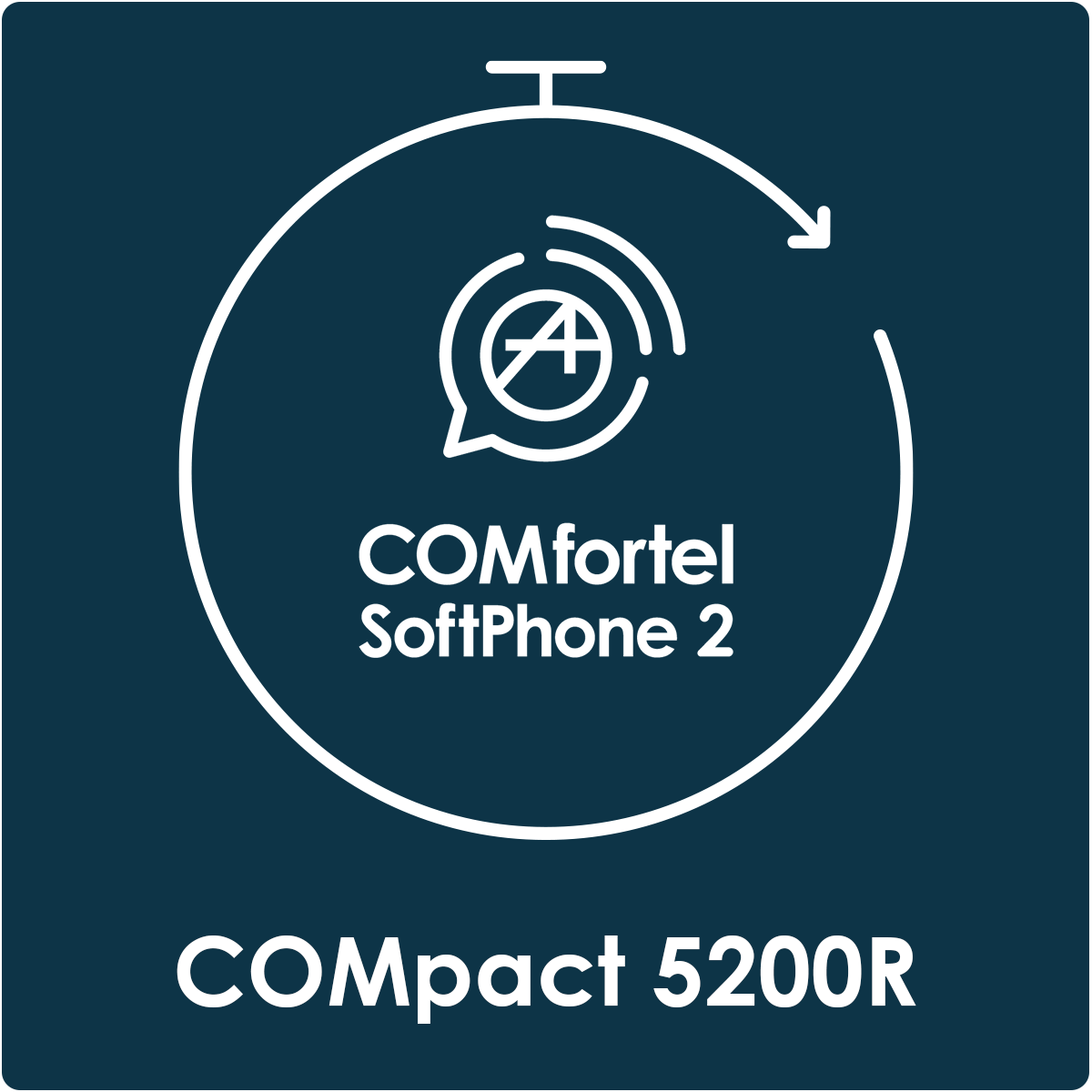 AU_Icon_Onlineshop_COMfortel-SoftPhone-2_COMpact-5200R_Testversion_1200x1200px Graphic symbol for the Voucher COMfortel SoftPhone 2 Test COMpact 5200R