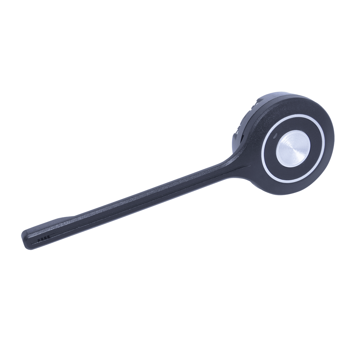 Schwarzer Mikrofon-Arm mit Drehgelenk.