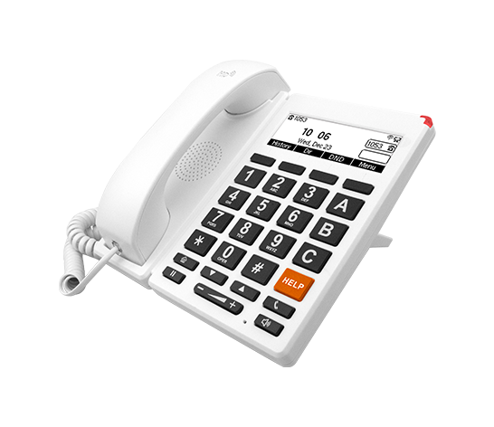 Ansicht des Tastentelefon von der Seite