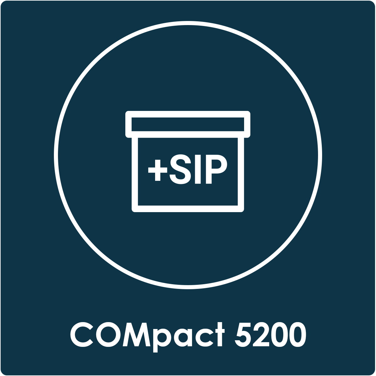 201013_Auerswald_Voucher_SIP-Komfortpaket_COMpact5200 Graphic symbol for the Voucher SIP comfort package brand plus COMpact 5200(R)