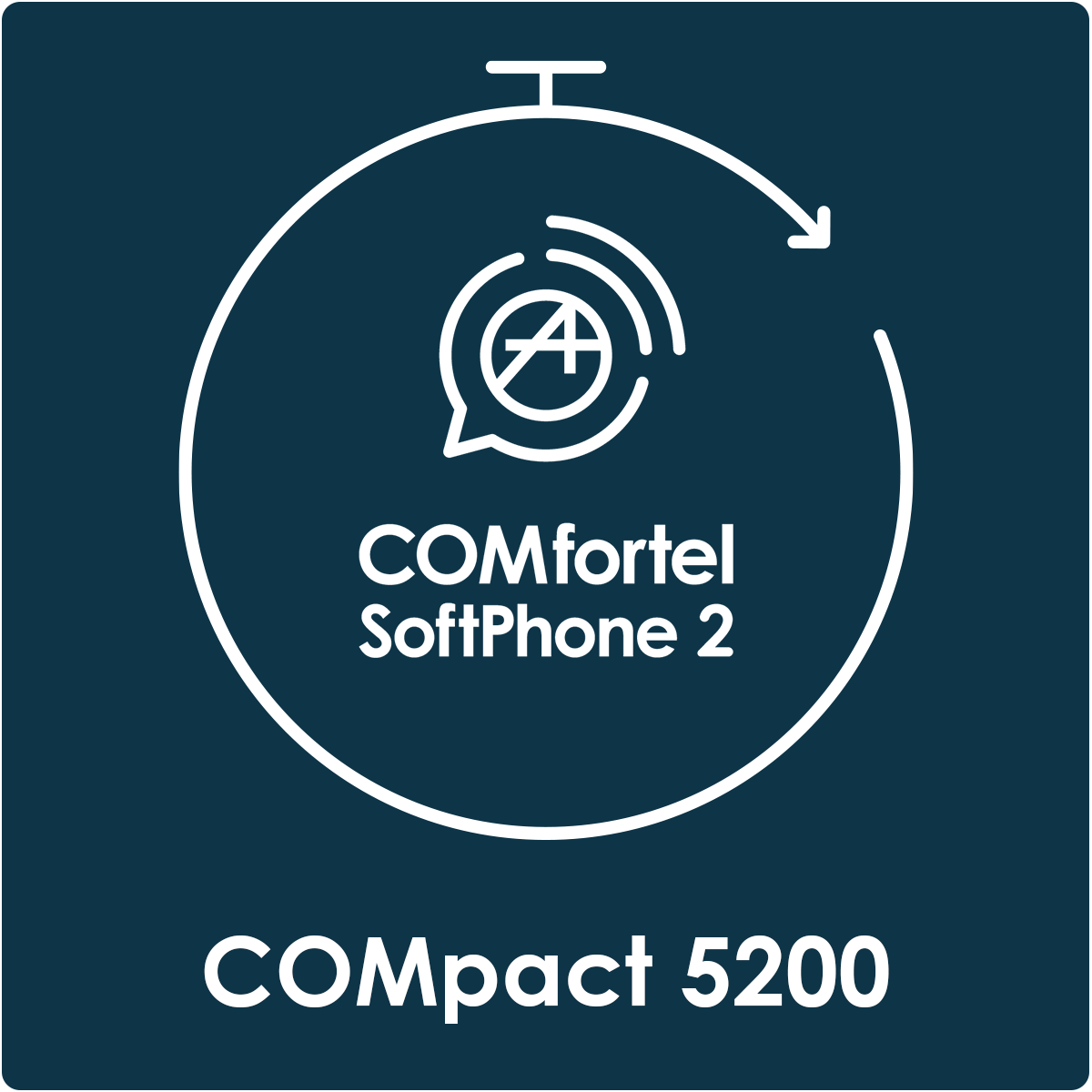Grafiksymbol für den Voucher COMfortel SoftPhone 2 Test COMpact 5200