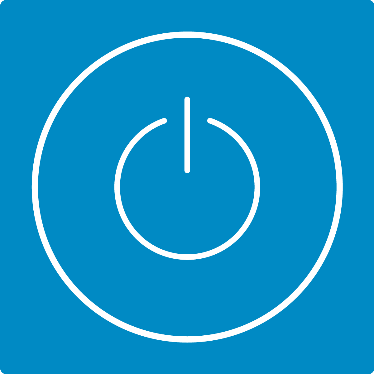 AU_COMtrexx_Systemaktivierung_IconSet_blau Graphic symbol for the Voucher System activation COMtrexx Next